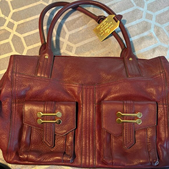Lauren Ralph Lauren Handbags - maroon Lauren Ralph Laren purse